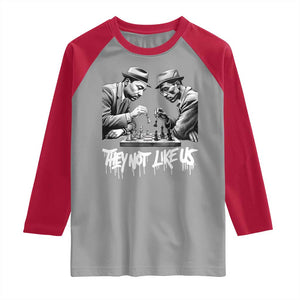 MLK And Malcolm X Raglan Shirt They Not Like Us African American Heritage Gift TS12 Sport Gray Red Print Your Wear