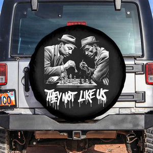 MLK And Malcolm X Spare Tire Cover They Not Like Us African American Heritage Gift TS12 No hole Black Print Your Wear