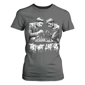 MLK And Malcolm X T Shirt For Women They Not Like Us African American Heritage Gift TS12 Dark Heather Print Your Wear