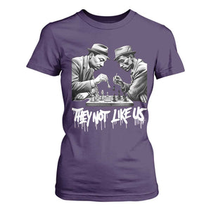 MLK And Malcolm X T Shirt For Women They Not Like Us African American Heritage Gift TS12 Purple Print Your Wear