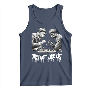 MLK And Malcolm X Tank Top They Not Like Us African American Heritage Gift TS12 Navy Print Your Wear