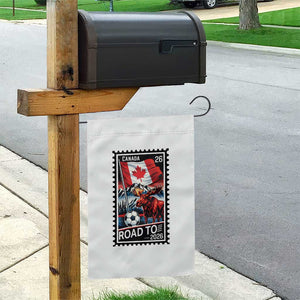Canada Soccer Moose Garden Flag Vintage Postal Stamp Road To 2026 TS12 Print Your Wear