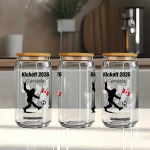 Funny Bigfoot Canada Soccer Glass Can Kickoff 2026 TS12 Print Your Wear