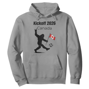 Funny Bigfoot Canada Soccer Hoodie Kickoff 2026 TS12 Sport Gray Print Your Wear