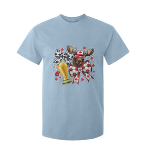 Proud Canada Soccer 2026 T Shirt For Kid Canadian Football Fan TS12 Light Blue Print Your Wear