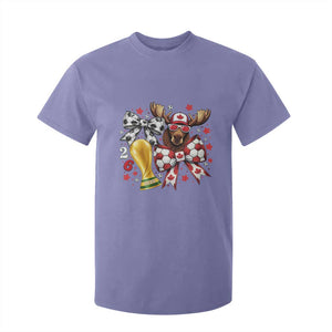 Proud Canada Soccer 2026 T Shirt For Kid Canadian Football Fan TS12 Violet Print Your Wear