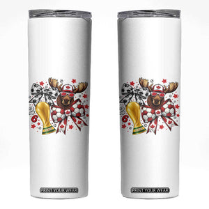 Proud Canada Soccer 2026 Skinny Tumbler Canadian Football Fan TS12 White Print Your Wear