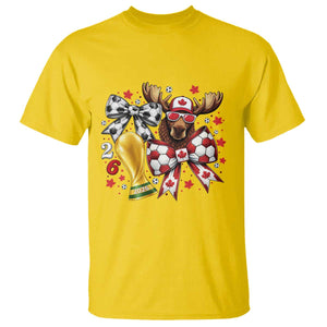 Proud Canada Soccer 2026 T Shirt Canadian Football Fan TS12 Daisy Print Your Wear