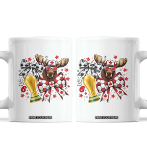 Proud Canada Soccer 2026 Coffee Mug Canadian Football Fan TS12 White Print Your Wear