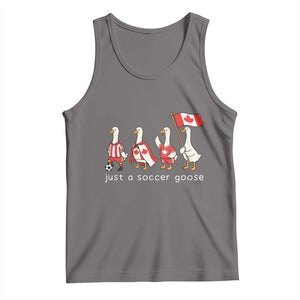 Funny Just A Soccer Goose Tank Top Canada Soccer Lover TS12 Deep Heather Print Your Wear
