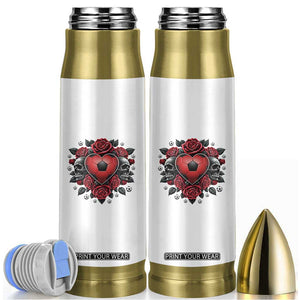 Skeleton Soccer Player Bullet Tumbler Valentine Day Gift TS12 White Print Your Wear