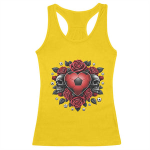 Skeleton Soccer Player Racerback Tank Top Valentine Day Gift TS12 Daisy Print Your Wear