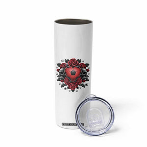 Skeleton Soccer Player Skinny Tumbler Valentine Day Gift TS12 Print Your Wear