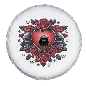 Skeleton Soccer Player Spare Tire Cover Valentine Day Gift TS12 Print Your Wear