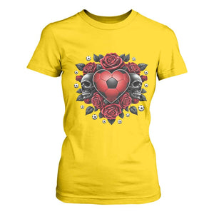 Skeleton Soccer Player T Shirt For Women Valentine Day Gift TS12 Daisy Print Your Wear
