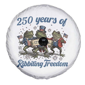 Funny Frog 250 Years Of Ribbiting Freedom Spare Tire Cover TS12 Print Your Wear