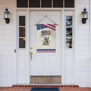 Patriotic Frog Raising The Torch Garden Flag 250 Years Of Freedom TS12 Print Your Wear