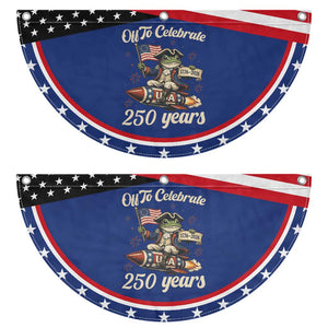 Funny Frog Off To Celebrate 250 Years Of Freedom Patriotic Fan Flag Red White Blue USA Celebration TS12 2pcs pack Classic Navy Print Your Wear