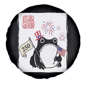 Funny Patriotic Grumpy Frog 250th Anniversary USA Spare Tire Cover TS12 Print Your Wear