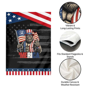Funny Patriotic Bigfoot Merica Rock Garden Flag USA 250th Anniversary TS12 Print Your Wear