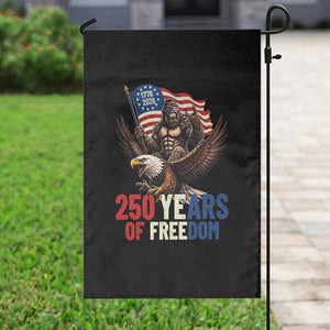 Funny Patriotic Bigfoot Garden Flag 250 Years Of American Freedom TS12 Print Your Wear