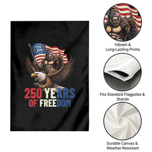 Funny Patriotic Bigfoot Garden Flag 250 Years Of American Freedom TS12 Print Your Wear