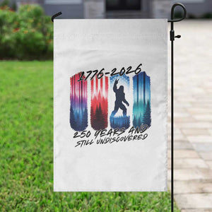 Funny Patriotic Bigfoot Garden Flag 250 Years And Still Undiscovered TS12 Print Your Wear