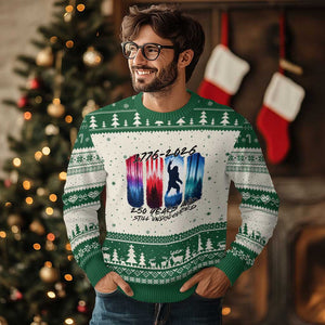Funny Patriotic Bigfoot Ugly Christmas Sweater 250 Years And Still Undiscovered TS12 Beige Green Print Your Wear