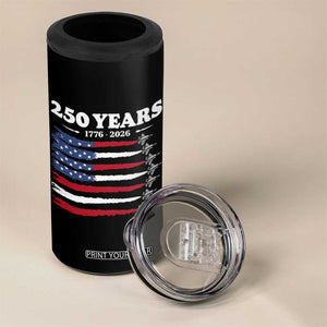 American Flag Fighter Jets 4 in 1 Can Cooler Tumbler USA 250 Years Of Freedom TS12 Print Your Wear