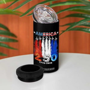 Patriotic Fighter Jets 4 in 1 Can Cooler Tumbler USA 250 Years Of Freedom TS12 Print Your Wear