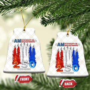 Patriotic Fighter Jets Ceramic Ornament USA 250 Years Of Freedom TS12 Print Your Wear