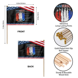 Patriotic Fighter Jets Patriotic Handheld Flag USA 250 Years Of Freedom TS12 Print Your Wear