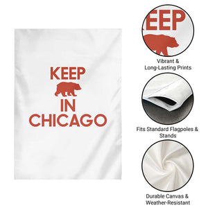 Keep Bear In Chicago CFB Garden Flag Gift For Sports Fan TS12 Print Your Wear
