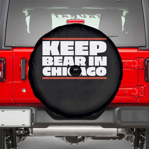 Keep Bear In Chicago CFB Spare Tire Cover Funny Football Fan Pride TS12 Black Print Your Wear