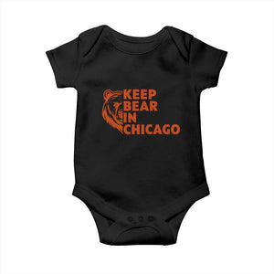Keep Bear In Chicago CFB Baby Onesie Gift For Sports Lovers TS12 Black Print Your Wear