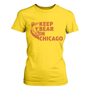 Keep Bear In Chicago CFB T Shirt For Women Gift For Sports Lovers TS12 Daisy Print Your Wear