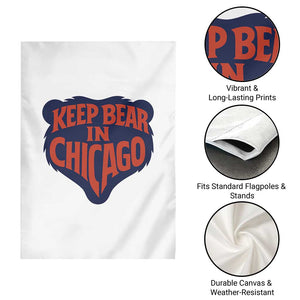 Keep Bear In Chicago CFB Garden Flag Gift For Football Lovers TS12 Print Your Wear