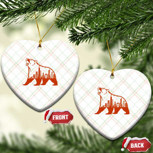 Chicago Skyline Bear Ceramic Ornament Urban Streetwear Gift TS12 Print Your Wear