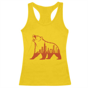 Chicago Skyline Bear Racerback Tank Top Urban Streetwear Gift TS12 Daisy Print Your Wear