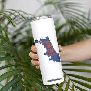 Chicago Map Bear Keep The Team Skinny Tumbler Funny City Pride Gift TS12 Print Your Wear