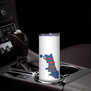 Chicago Map Bear Keep The Team Skinny Tumbler Funny City Pride Gift TS12 Print Your Wear