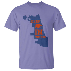 Chicago Map Bear Keep The Team T Shirt Funny City Pride Gift TS12 Violet Print Your Wear