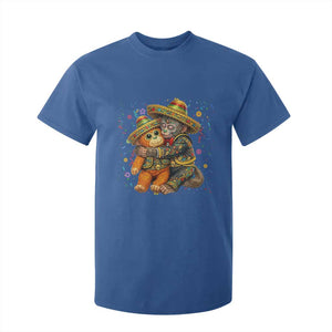 Funny Punch Baby Monkey Cinco De Mayo T Shirt For Kid Mexican Fiesta Gift TS12 Royal Blue Print Your Wear