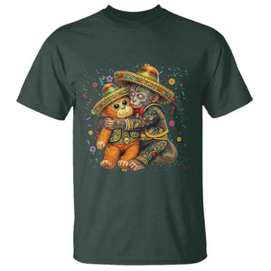 Funny Punch Baby Monkey Cinco De Mayo T Shirt Mexican Fiesta Gift TS12 Dark Forest Green Print Your Wear