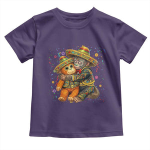 Funny Punch Baby Monkey Cinco De Mayo Toddler T Shirt Mexican Fiesta Gift TS12 Purple Print Your Wear