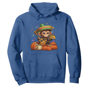 Cute Punch Baby Monkey Cinco De Mayo Hoodie Funny Animal Gift TS12 Royal Blue Print Your Wear