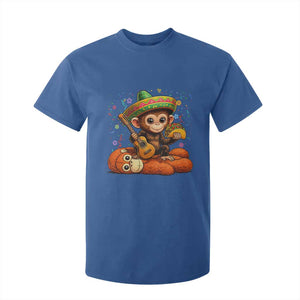 Cute Punch Baby Monkey Cinco De Mayo T Shirt For Kid Funny Animal Gift TS12 Royal Blue Print Your Wear
