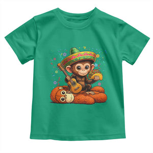 Cute Punch Baby Monkey Cinco De Mayo Toddler T Shirt Funny Animal Gift TS12 Irish Green Print Your Wear