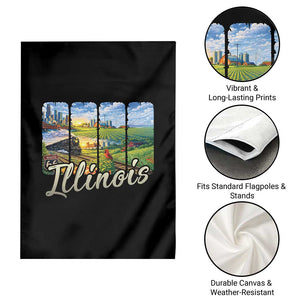 Vintage Illinois State Route Highway 66 Garden Flag Southwest Souvenir TS12 Print Your Wear