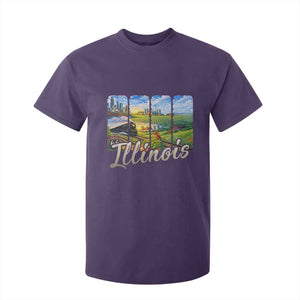 Vintage Illinois State Route Highway 66 T Shirt For Kid Southwest Souvenir TS12 Purple Print Your Wear